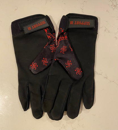 Supporter Gloves Black